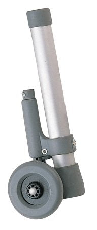 driveÂª Wheels with Brakes, Walker, For Use With Wheeled Walkers, 14 in. L x 3 in. W x 1 in. H