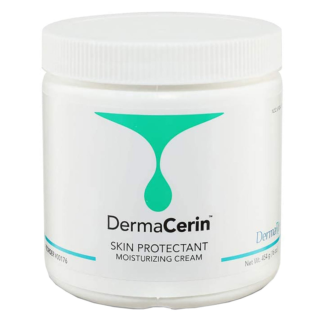 DermaCerin Hand and Body Moisturizer, Unscented Cream, 16 oz Jar