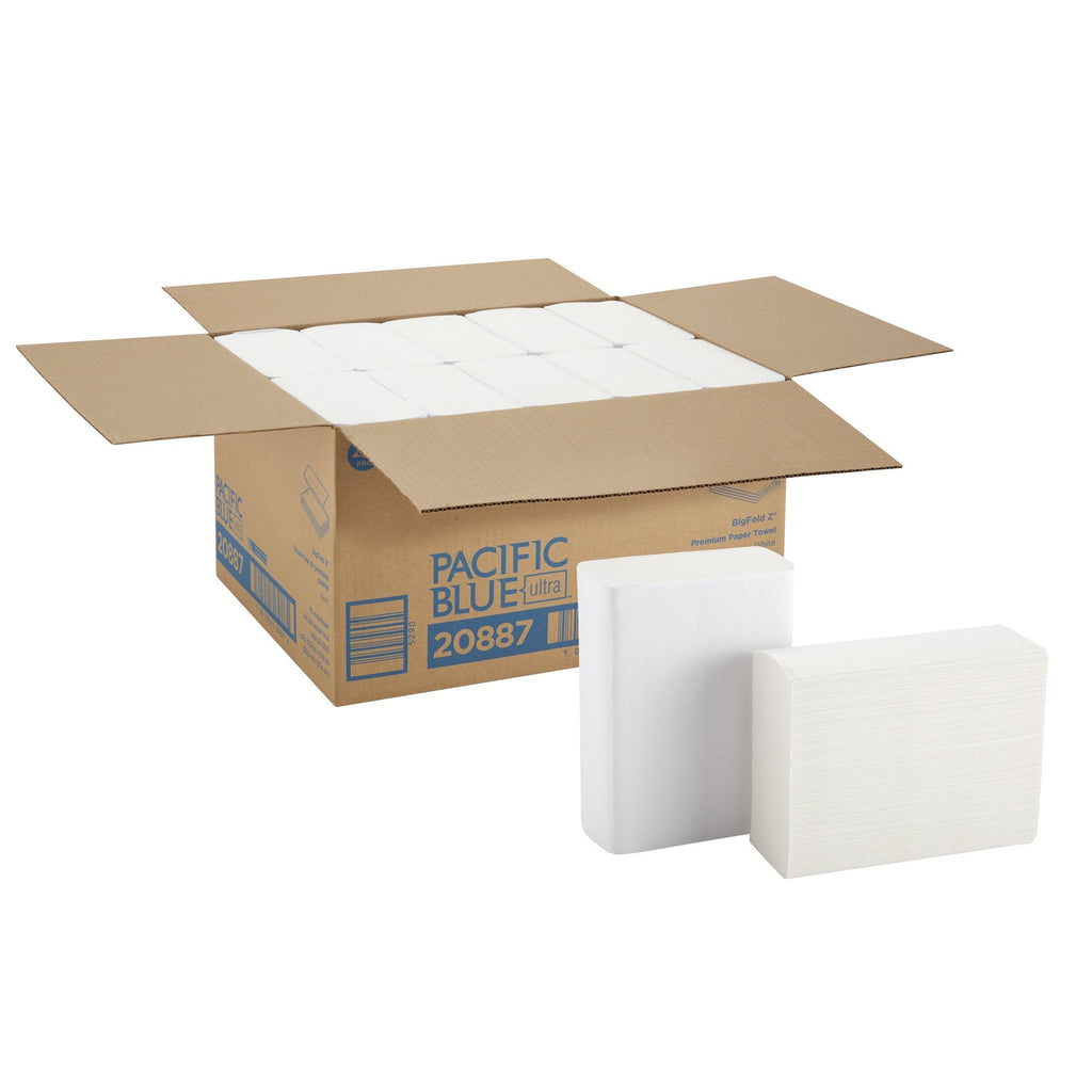 Pacific Blue UltraÂª Bigfold ZÂ¨ Paper Towel, 220 Sheets per Pack, 10 Packs per Case