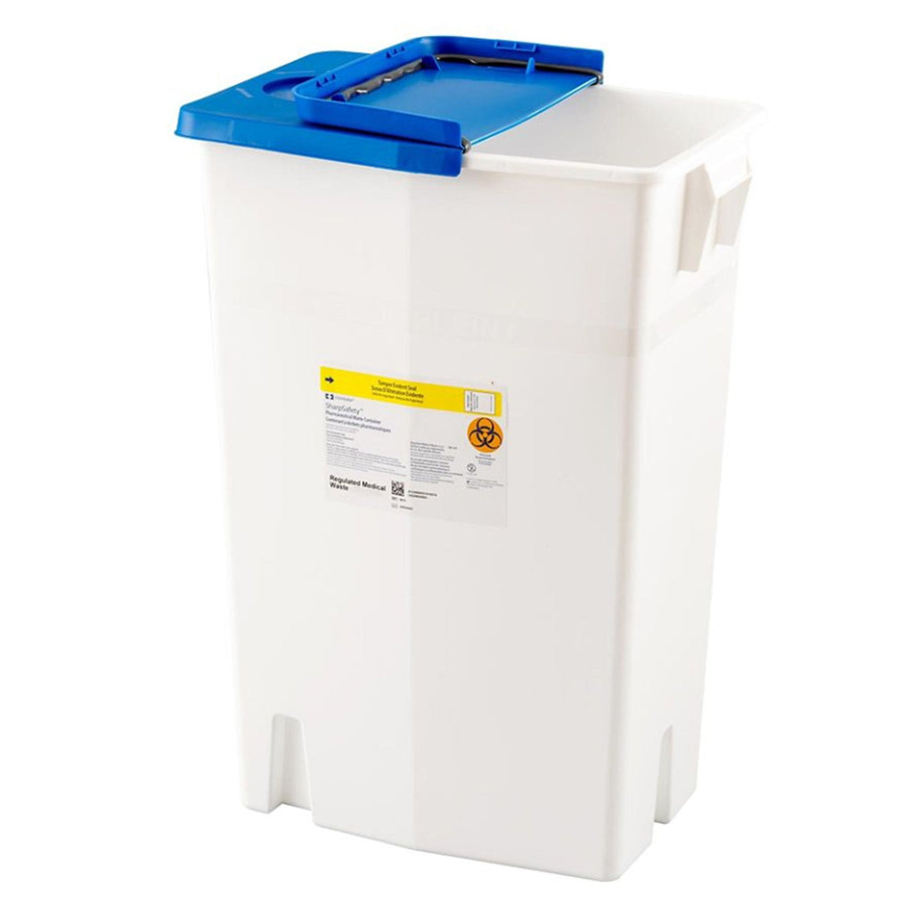 PharmaSafetyÂª Pharmaceutical Waste Container, 26 H x 12_ D x 18_ W Inch