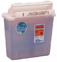 RenewablesÂª In-RoomÂª Multi-purpose Sharps Container, 12_ H x 5_ D x 10_ W Inch