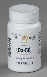 Bio TechÂª Vitamin D3-50 Supplement