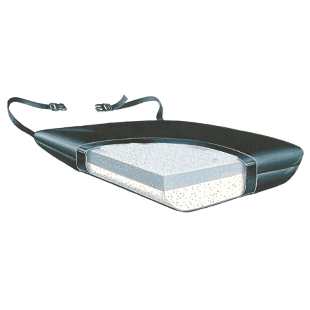 SkiL-CareÂª Wheelchair Seat Cushion, 18 x 16 x 3-1/2 in., Black
