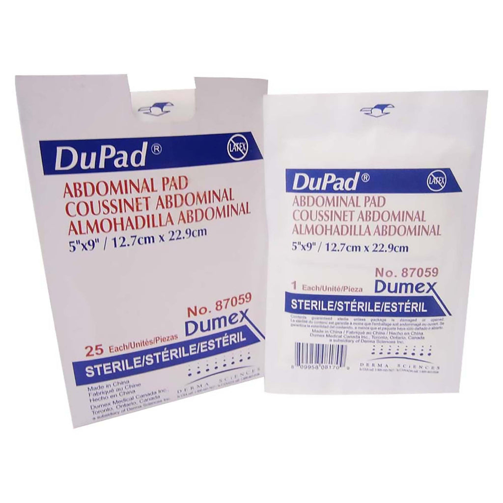 DuPadÂ¨ Sterile Abdominal Pad, 5 x 9 Inch