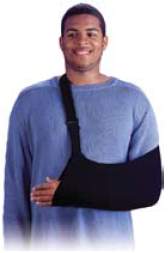 Arm Sling Ultimate Arm Sling® D-Ring / Hook and Loop Strap Closure Average Adult, 90 to 250 lbs., 5 to 6 Foot Height