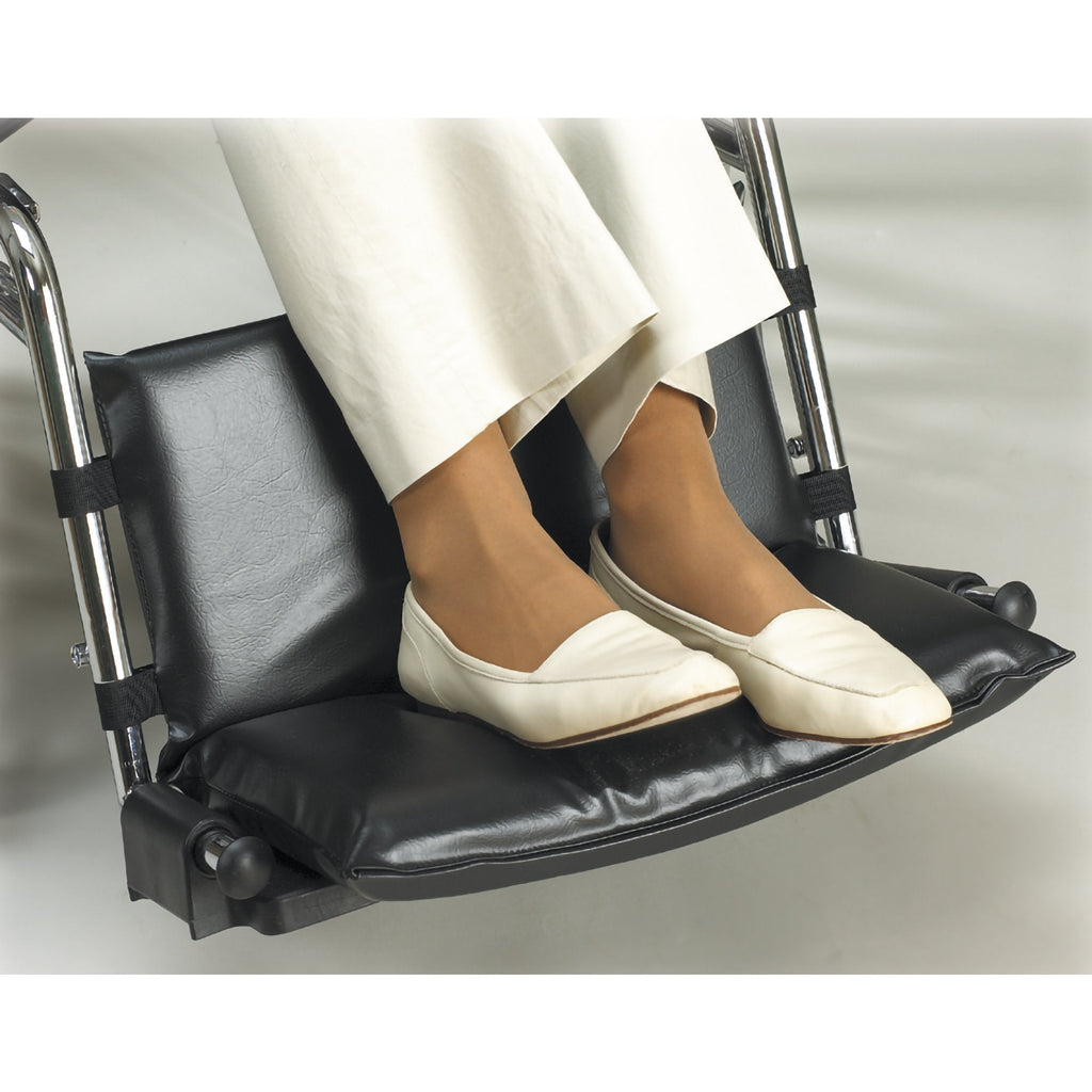 SkiL-CareÂª Footrest Extender, For Use With Wheelchairs and Geri-Chairs, 20 - 24 in. L x 1 in. H, Vinyl