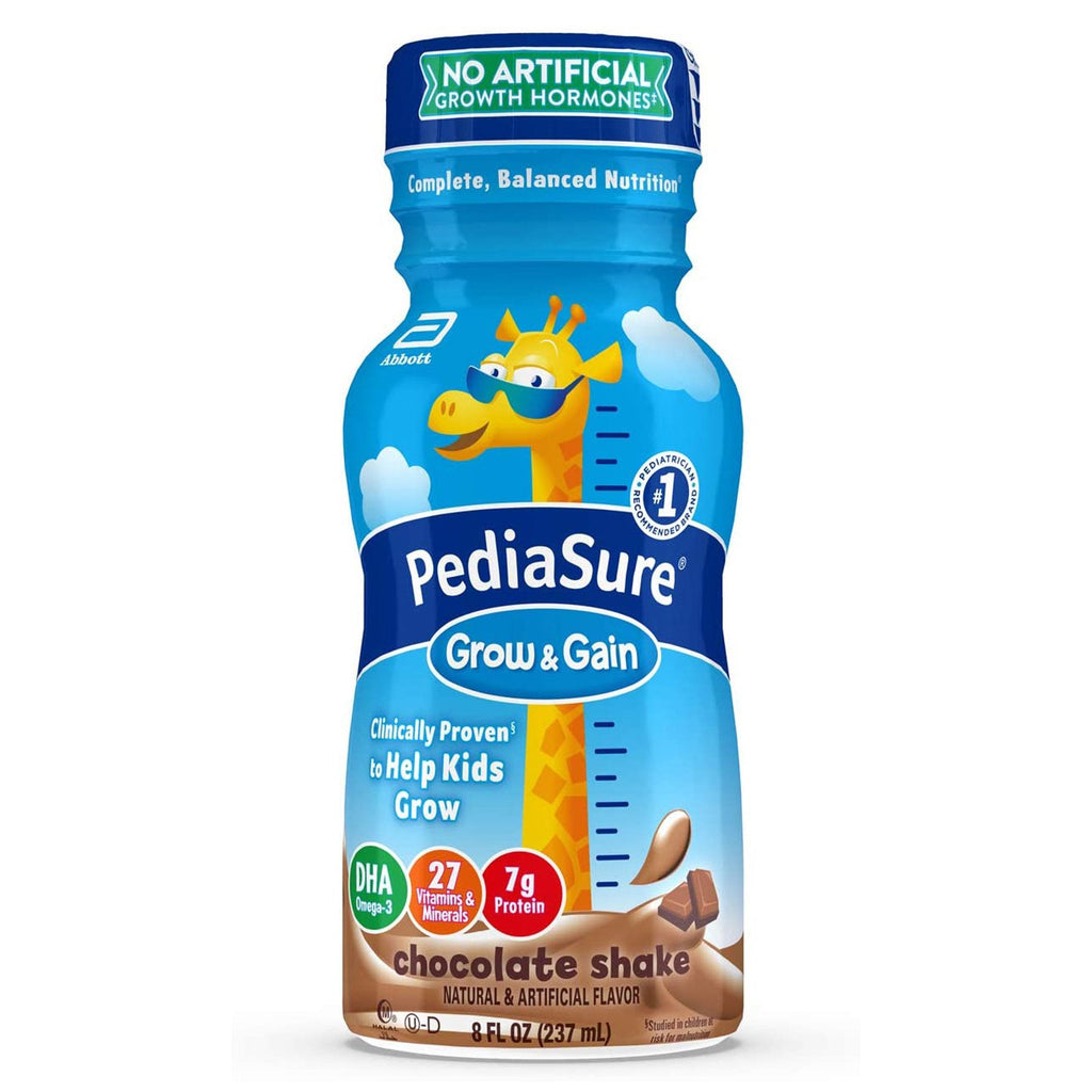 PediaSureÂ¨ Grow & Gain Chocolate Pediatric Oral Supplement, 8 oz. Bottle