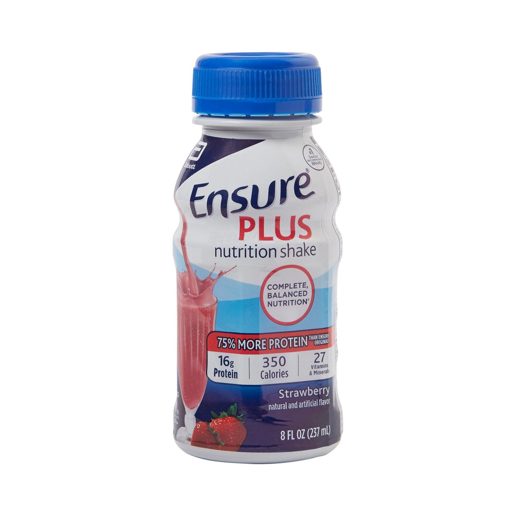 EnsureÂ¨ Plus Strawberry Oral Supplement, 8 oz. Bottle