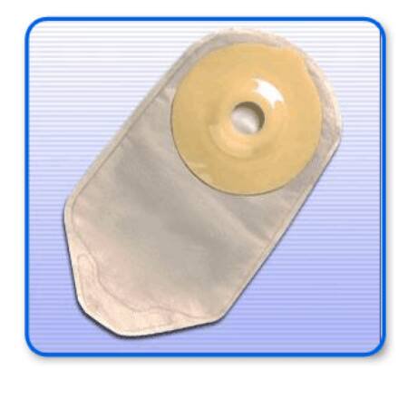 Securi-TÂª One-Piece Drainable Transparent Urostomy Pouch, 10 Inch Length, 1-1/8 Inch Stoma