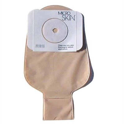 Cymed One-Piece Drainable Opaque Colostomy Pouch, 11 Inch Length, 7/8 Inch Stoma