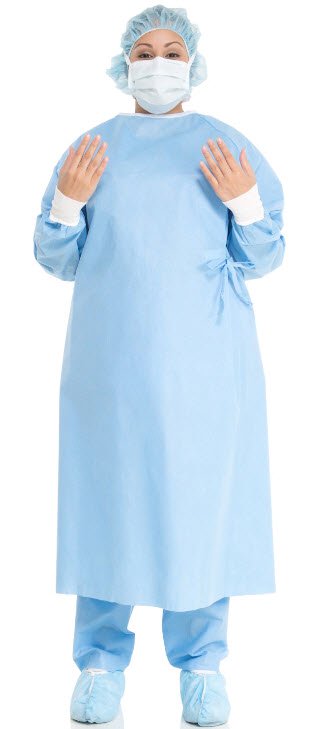 Halyard Basics Non-Reinforced Surgical Gown with Towel
