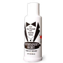 Entertainer's SecretÂ¨ Sodium Carboxymethylcellulose / Aloe Vera Gel / Glycerin Sore Throat Relief