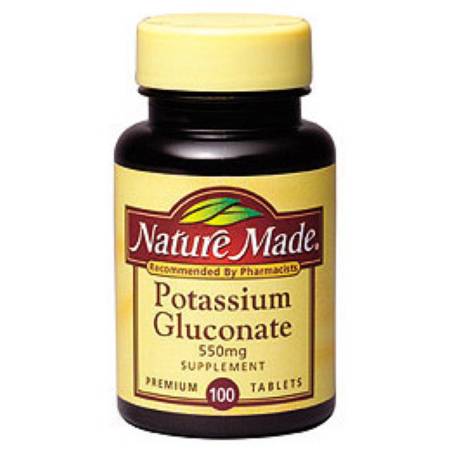 Nature MadeÂ¨ Potassium Gluconate Dietary Supplement