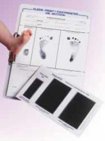 Kleen-PrintÂ¨ Footprinter and Thumb Pad