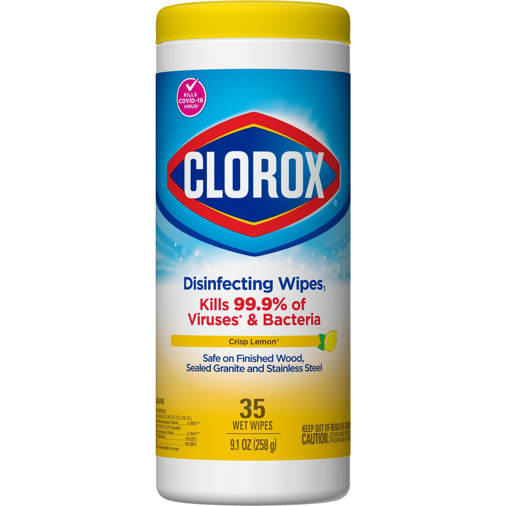 CloroxÂ¨ Surface Disinfectant Wipes, Small Canister
