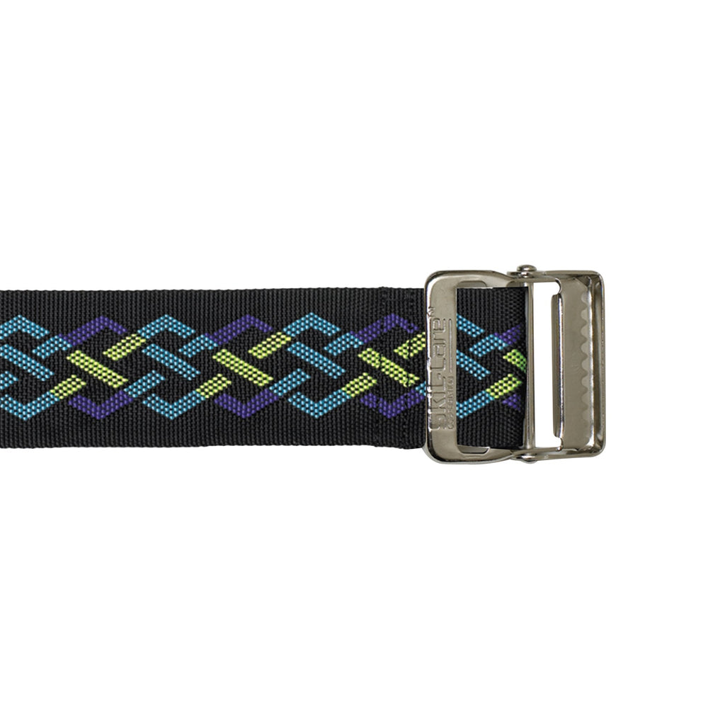 SkiL-CareÂª Nylon Gait Belt with Metal Buckle, Geo-Pattern C