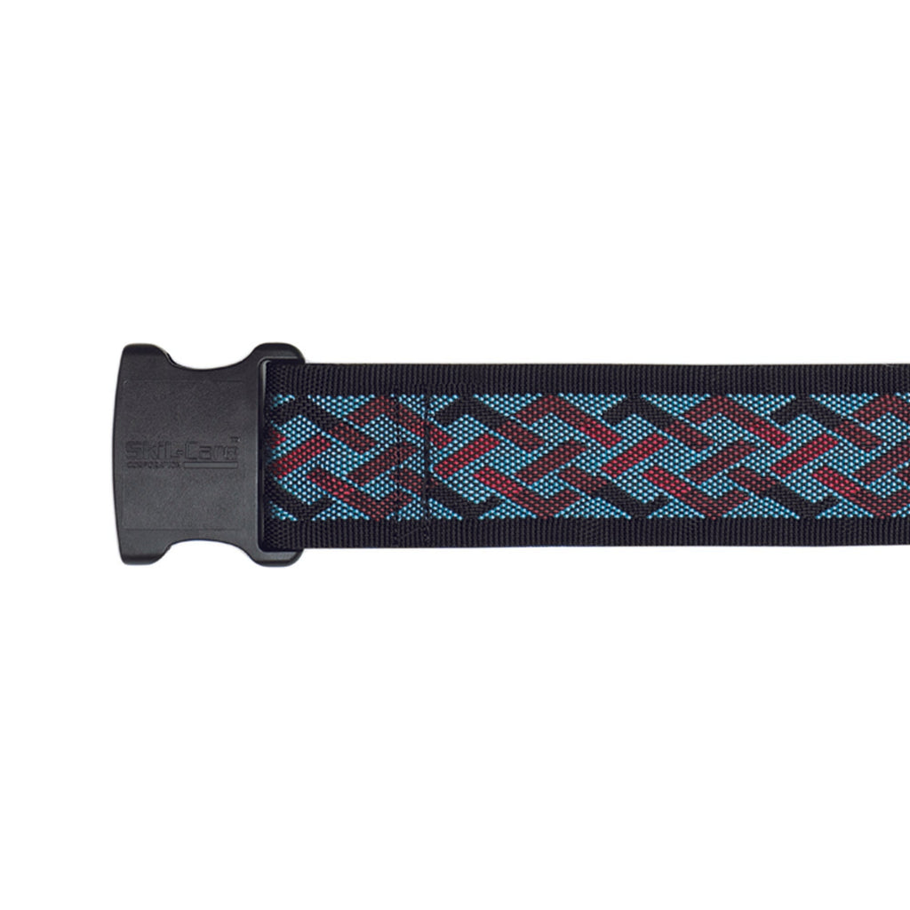 SkiL-CareÂª Nylon Gait Belt with Delrin Buckle, Geo-Pattern B