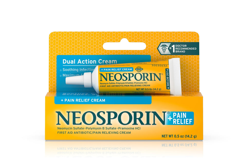 NeosporinÂ¨ First Aid Antibiotic Cream, 0.5 oz. Tube