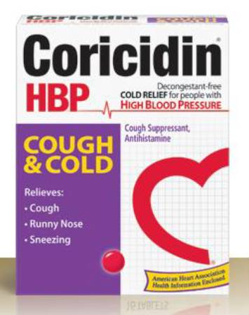 CoricidinÂ¨ HBP Guaifenesin / Dextromethorphan HBr Cold and Cough Relief