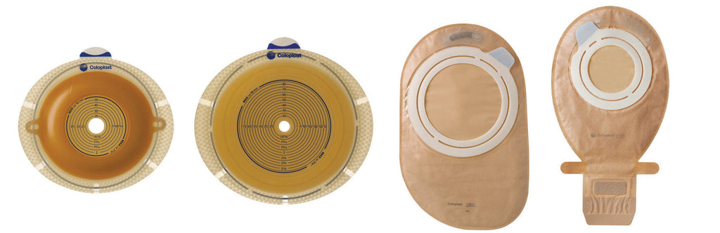 SenSuraÂ¨ Flex Two-Piece Closed End Opaque Filtered Ostomy Pouch, 8_ Inch Length, 2_ Inch Stoma