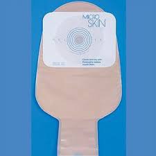 One-Piece Drainable Clear Colostomy Pouch, 11 Inch Length, 1_ Inch Stoma