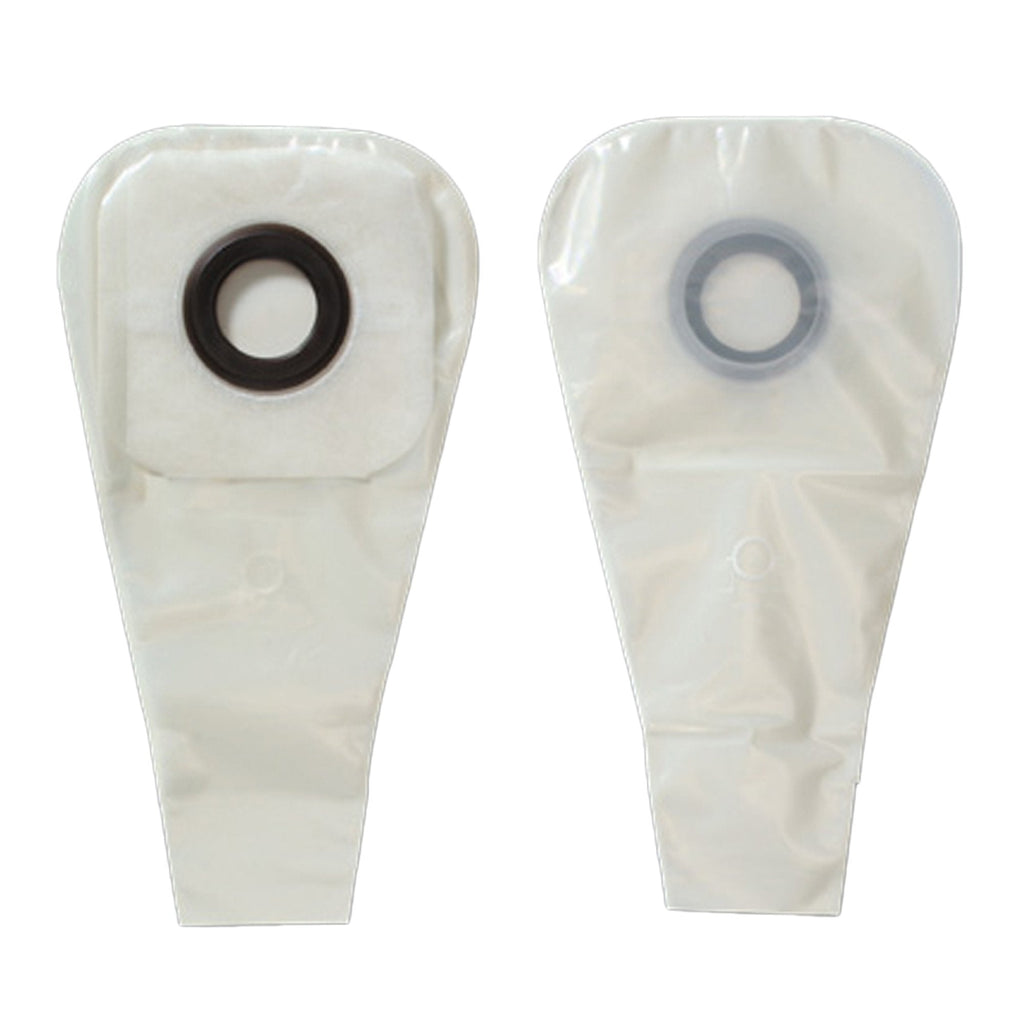 One-Piece Drainable Transparent Ostomy Pouch, 16 Inch Length, 22 mm Stoma