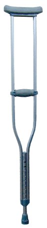 EZ Adjust Underarm Crutches, 4 ft. 6 in. - 5 ft. 2 in.