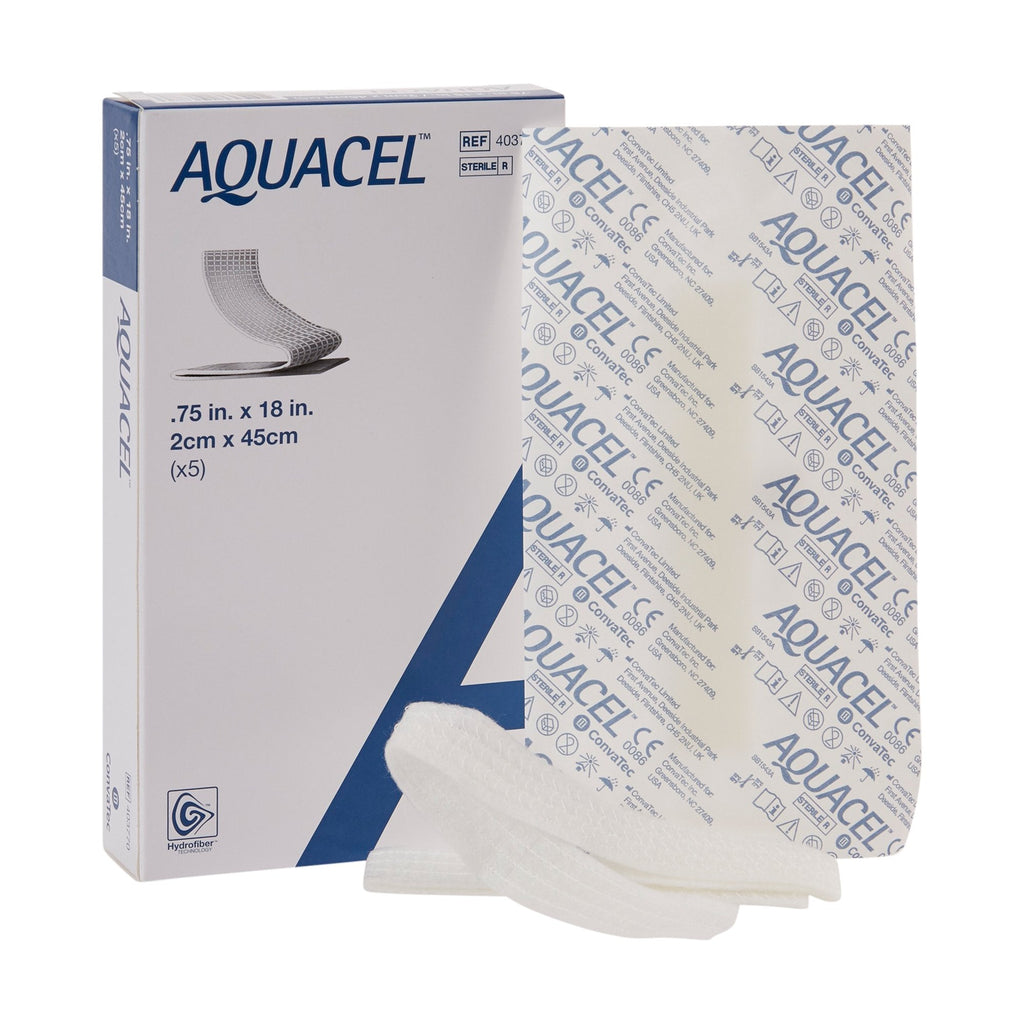 AquacelÂ¨ Ribbon HydrofiberÂ¨ Dressing, _ x 18 Inch
