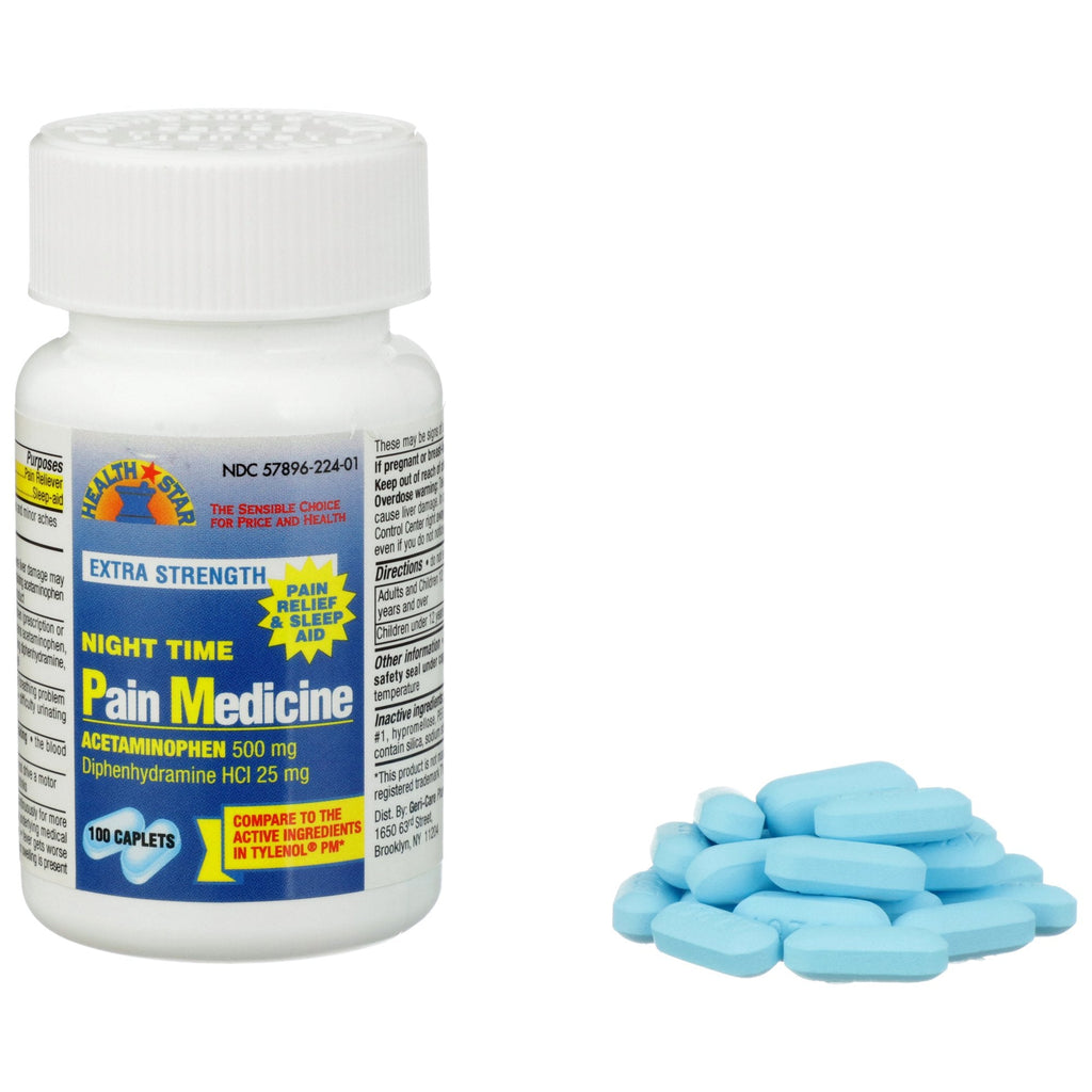 Health*Star Acetaminophen / Diphenhydramine Pain Relief