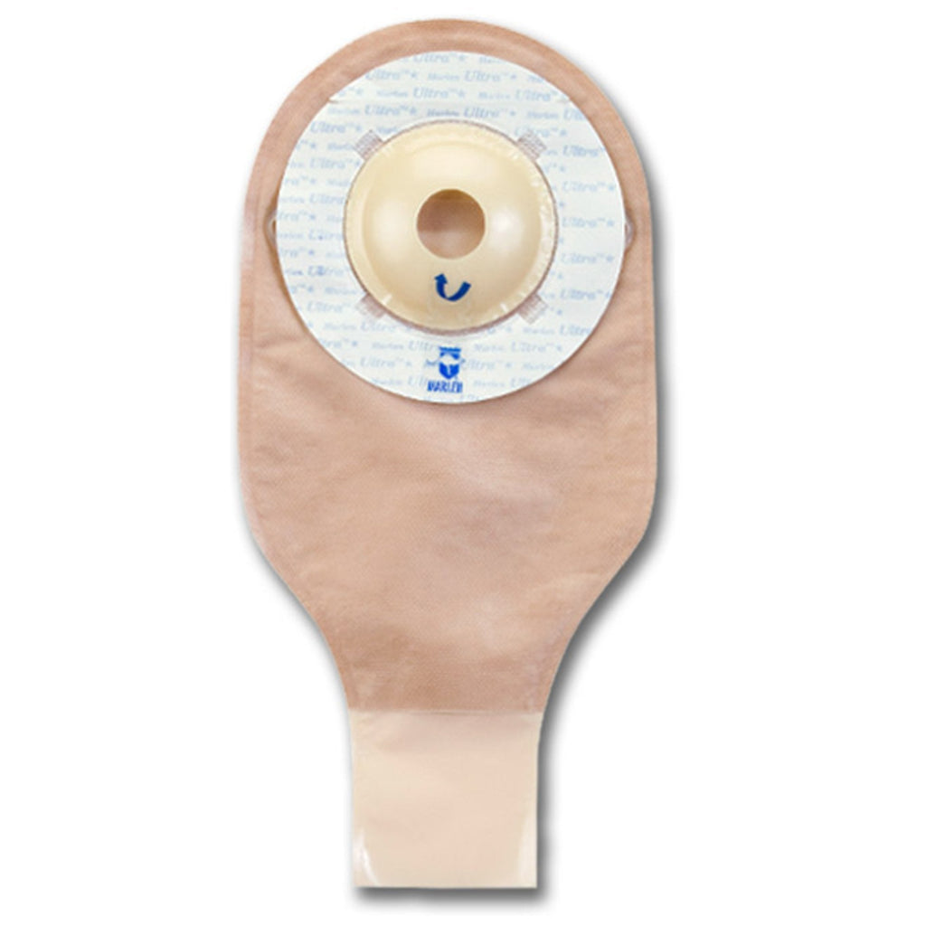 UltraLiteÂª One-Piece Drainable Transparent Ileostomy/Colostomy Pouch, 9 Inch Length, 1_ Inch Stoma