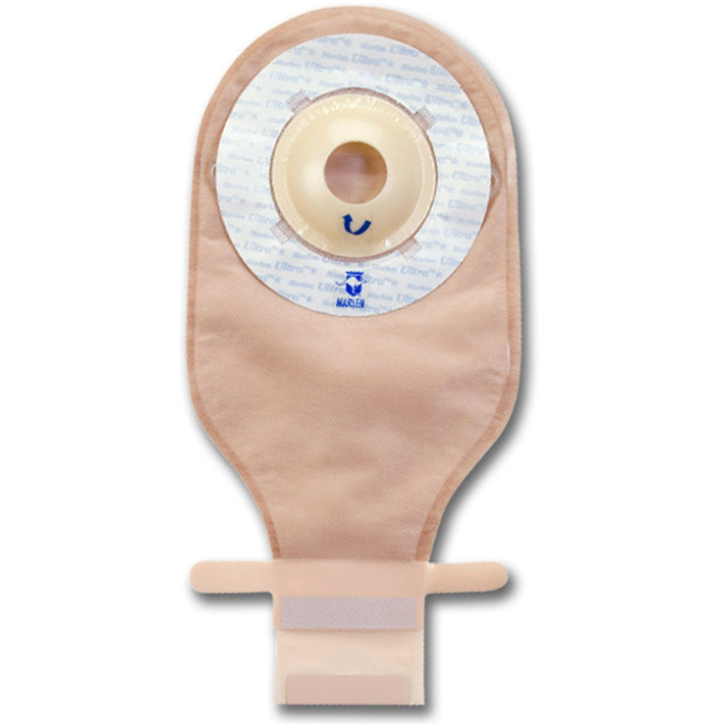 UltraLiteÂª One-Piece Drainable Opaque Ileostomy/Colostomy Pouch, 9 Inch Length, 1 Inch Stoma