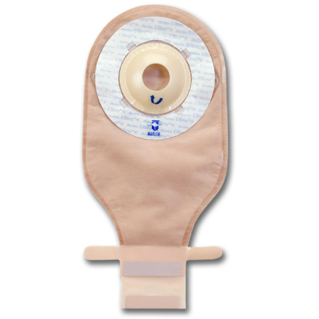 UltraLiteÂª One-Piece Drainable Transparent Ileostomy/Colostomy Pouch, 9 Inch Length, 1_ Inch Stoma