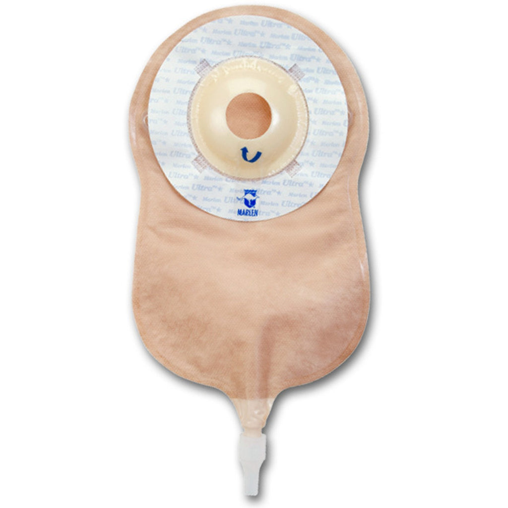 UltraLiteÂª One-Piece Transparent Urostomy Pouch, 9_ Inch Length, 1 Inch Stoma
