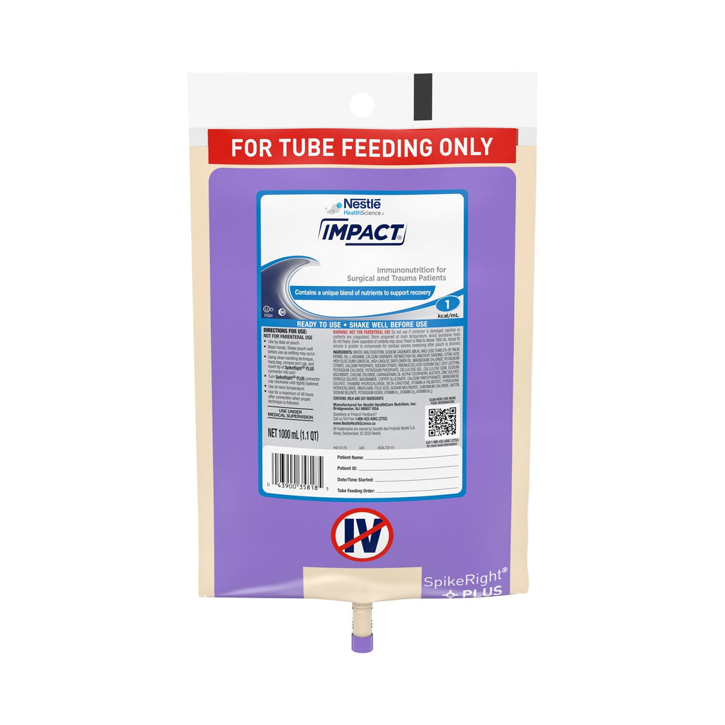 ImpactÂ¨ Ready to Hang Tube Feeding Formula, 33.8 oz. Bag