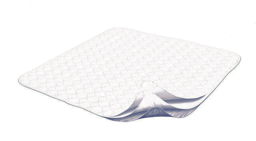 Hartmann DignityÂ¨ Polyester / Vinyl Twin Quilted Sheet, 39 x 75 in., White