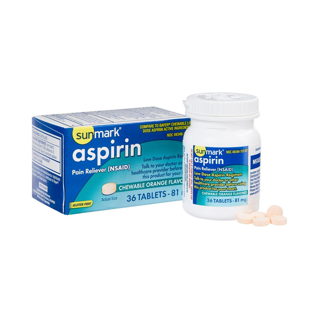 sunmark? Low Dose Aspirin Pain Relief