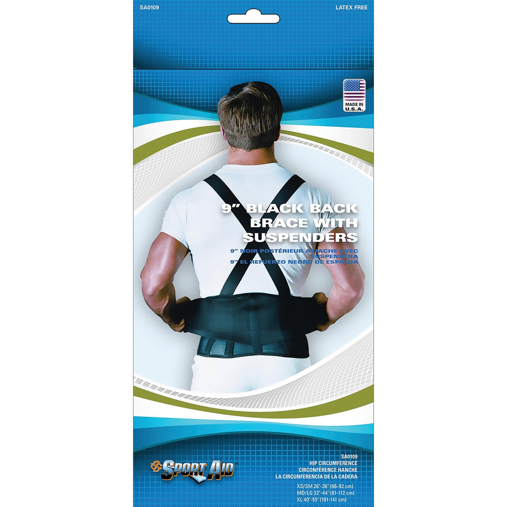 Sport-AidÂª Back Support Belt with Stays, Extra Large