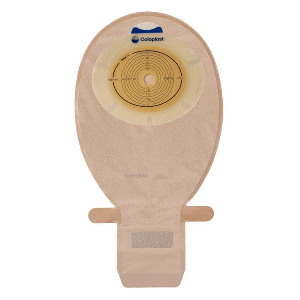 SenSuraÂ¨ EasiCloseÂª One-Piece Drainable Opaque Filtered Ostomy Pouch, 11_ Inch Length, 1_ Inch Stoma