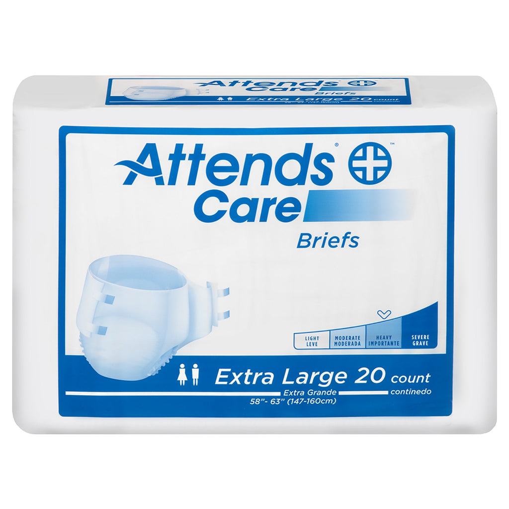 AttendsÂ¨ Care Poly Briefs, X-Large
