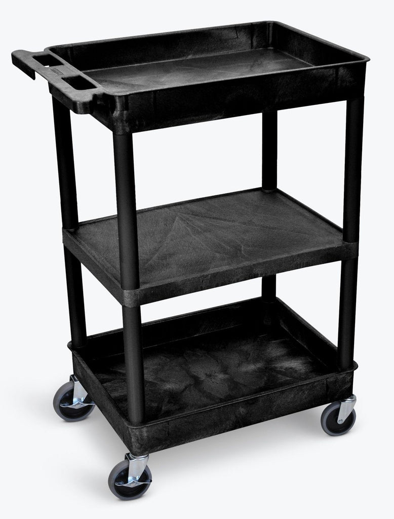 Luxor Black Utility Cart
