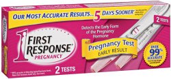 First ResponseÂ¨ hCG Pregnancy Rapid Test Kit