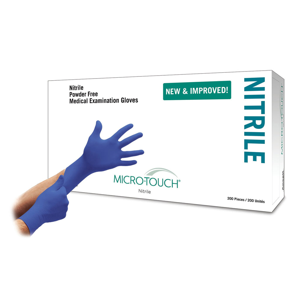 Micro-TouchÂ¨ Nitrile Exam Glove, X-Large, Blue