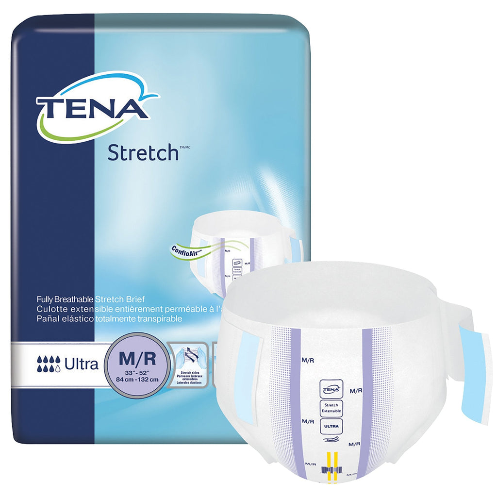 TenaÂ¨ StretchÂª Ultra Incontinence Brief, Medium