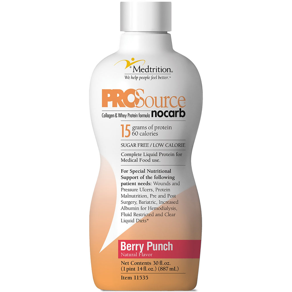 ProSource NoCarbÂª Berry Punch Protein Supplement, 32 oz. Bottle
