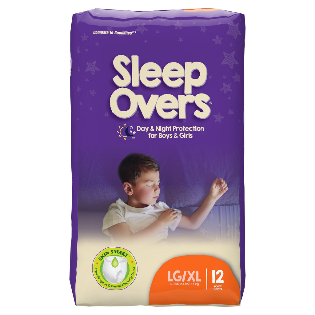 CutiesÂ¨ Sleep OversÂ¨ Absorbent Underwear, Large / Extra Large