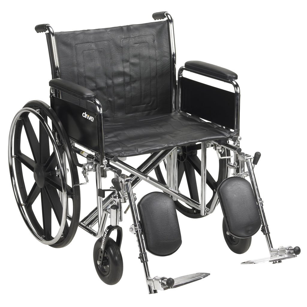 driveÂª Sentra EC HD Bariatric Wheelchair, 22-Inch Seat Width