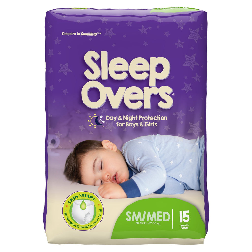 CutiesÂ¨ Sleep OversÂ¨ Absorbent Underwear, Small / Medium