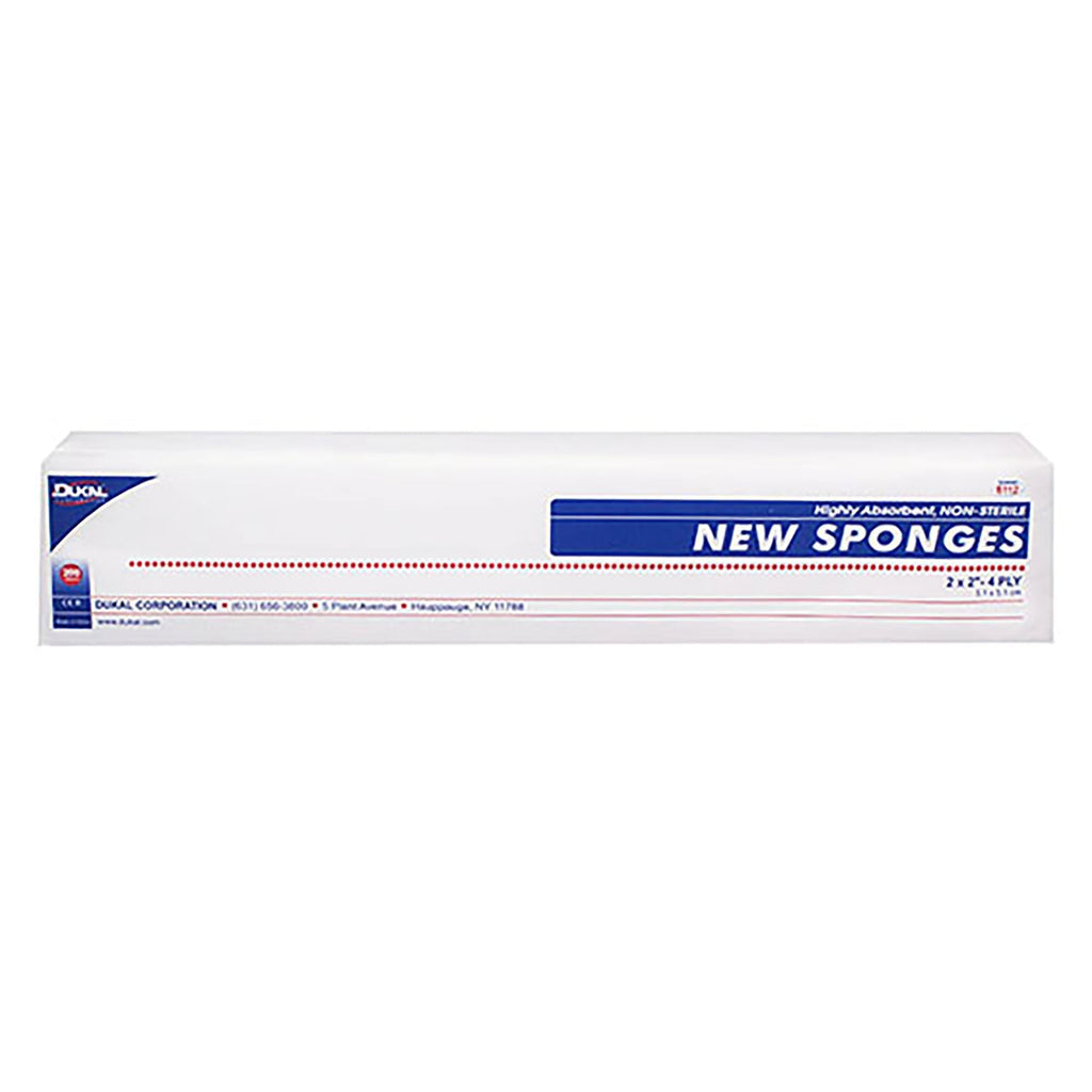 Dukal New Sponges, Nonwoven White, nonsterile, 2" x 2"
