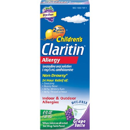 Children's ClaritinÂ¨ Loratadine Children's Allergy Relief