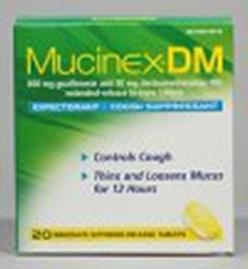 MucinexÂ¨ DM Guaifenesin / Dextromethorphan HBr Cold and Cough Relief
